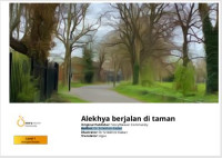 Image of Alekhya berjalan di taman-ebook