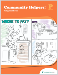 Image of Community Helpers Neighborhood-Workbook-ebook