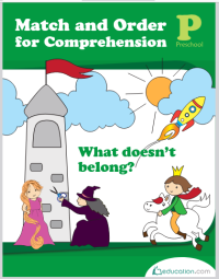 Match Order Comprehension Workbook-ebook
