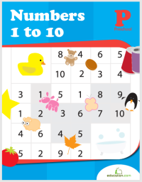 Numbers 1-10 -Workbook-ebook