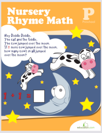 Image of Nursery Rhyme Math - Workbook - education.com - ebook