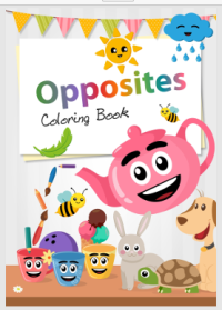 Opposites Coloring Book-ebook