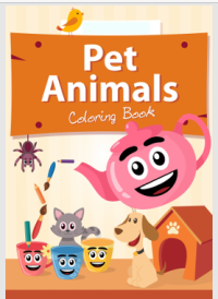 Pet Animals Coloring Book-ebook