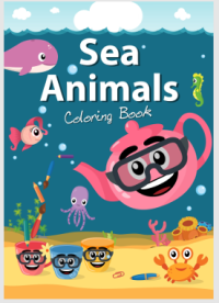 Sea Animals Coloring Book-ebook
