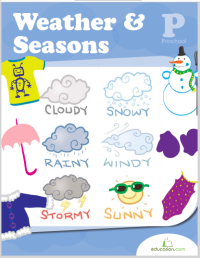 Weather Seasons Workbook-ebook